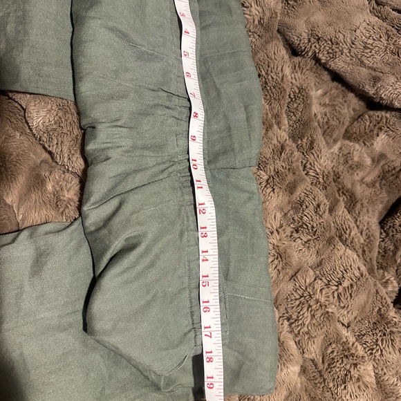 J. Jill Linen Stretch Pants in Olive - Picture 7 of 8